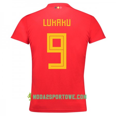 Koszulka Belgia Lukaku 9 Damska Mistrzostwa Świata 2018 Domowe Stroje Piłkarskie